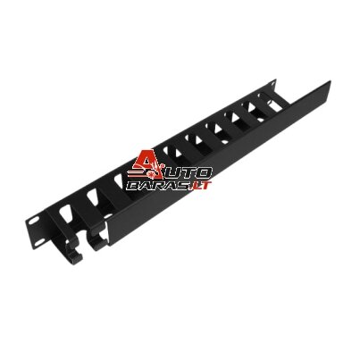 Kabelių sutvarkymo panelė–šukos 19" 1U LK-CM-0056 (horizontali, 12 skyrių) Kabelių sutvarkymo panelė–šukos 19" 1U LK-CM-0056 (horizontali, 12 skyrių)