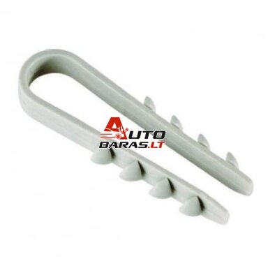 Kaištis BP apkabėlė 3-13mm Baltplast (100 vnt, balta)