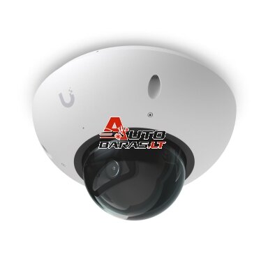 Kamera Ubiquiti UVC-G6-Dome-W (balta, 8MP, 4K, IR 30 m, PoE, IP66, IK10)