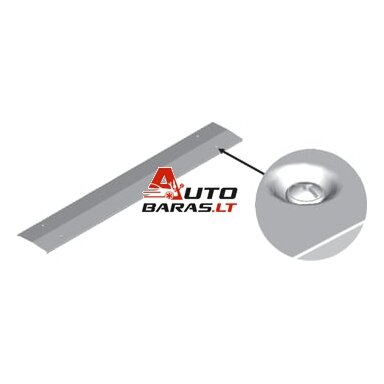 Kanalo dangtis PZDDP200/3 (1.5mm, L-3m) BAKS Kanalo dangtis PZDDP200/3 (1.5mm, L-3m) BAKS