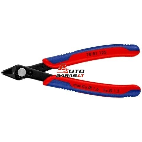 Kandyklės laidams Knipex 78 81 125 (0.2–1.6mm)