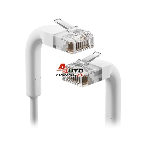 Kabelis patch Ubiquiti UU-Cable-Patch-3M-RJ45 (baltas, 3m, UTP, 6 Cat.)