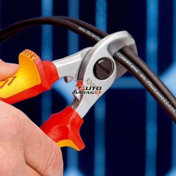 Kabelio kirpimo žirklės elektrikui VDE 165mm KNIPEX 4