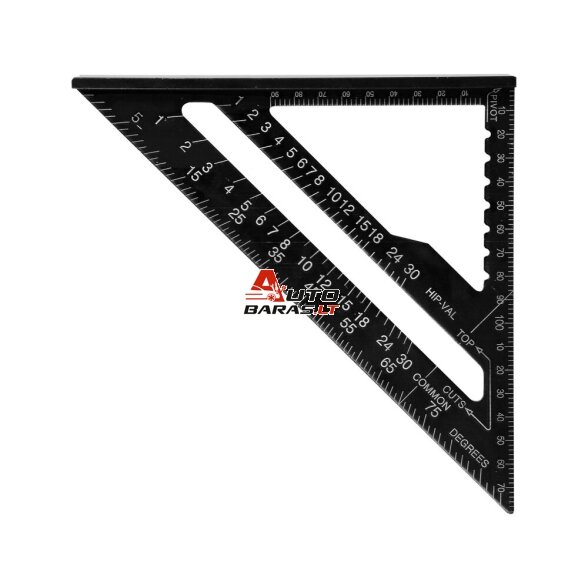YATO Kampainis/rėmas aliuminis 180mm metrinė/colinė sistema 1