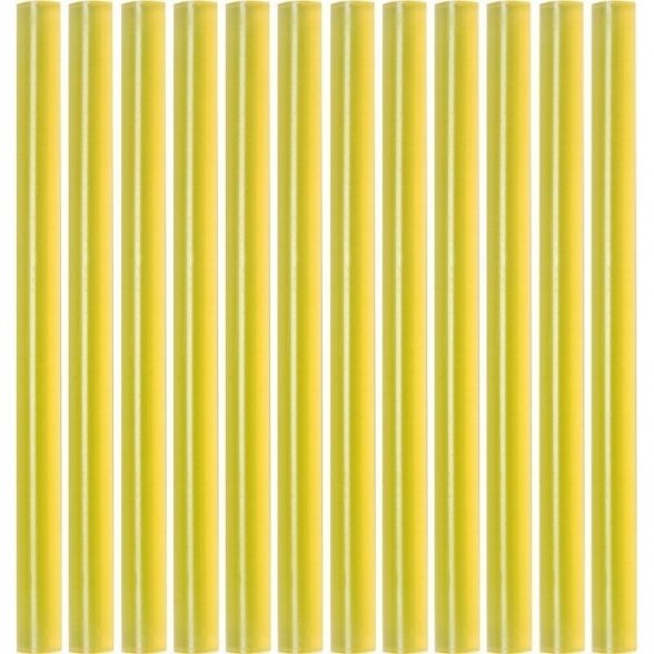 YATO Karštų klijų lazdelių rinkinys (geltonos) (12vnt) 7.2x100mm