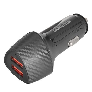 KELTIN automobilinis +12V USB kroviklis 36W 7.2A (QC3.0) KELTIN automobilinis +12V USB kroviklis 36W 7.2A (QC3.0)