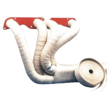 Keraminė termoizoliacija išmetimo sistemai 10m x 5cm (2.0mm storio) iki 1200 laipsnių Keraminė termoizoliacija išmetimo sistemai 10m x 5cm (2.0mm storio) iki 1200 laipsnių