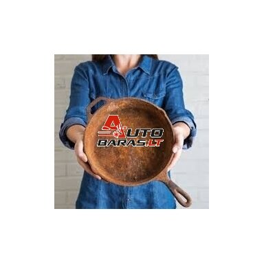 Ketaus indų kazanų/keptuvių/puodų paruošimas / restauravimas CAST IRON