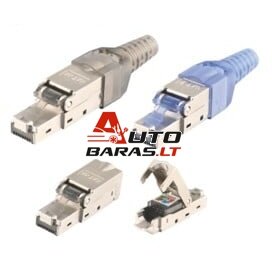 Kištukas RJ45 LK-2017 (Cat.6A FTP, 8c8p, krosuojamas, DUAL IDC)