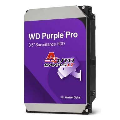 Kietasis diskas Hikvision WD Purple WD122PURP 12TB Surveillance Kietasis diskas Hikvision WD Purple WD122PURP 12TB Surveillance