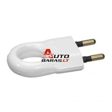 Kištukas Legrand 050162 (baltas, laidas iš šono, su žiedu, 6A, be įžeminimo)