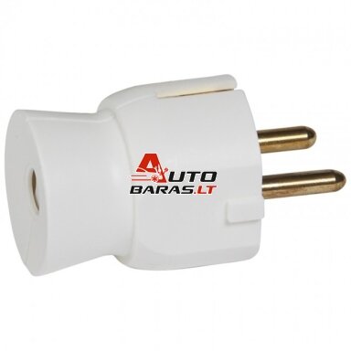 Kištukas Legrand 050315 (baltas, laidas tiesiai, 16A, 250V)