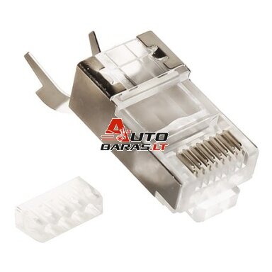 Kištukas RJ45 Cat.7 (S/FTP, 8c8p, modulinis) Kištukas RJ45 Cat.7 (S/FTP, 8c8p, modulinis)