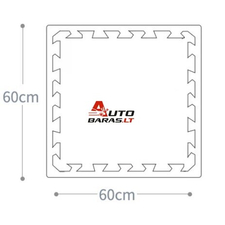 Kilimėlių EVA rink. dirbtuvėms/įrankių spintelėms 600x600x10mm 6vnt. 5