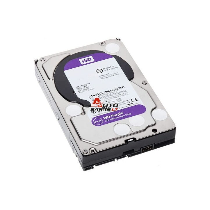 Kietas diskas WD Purple WD121PURX-78 Hikvision Surveillance 12 TB