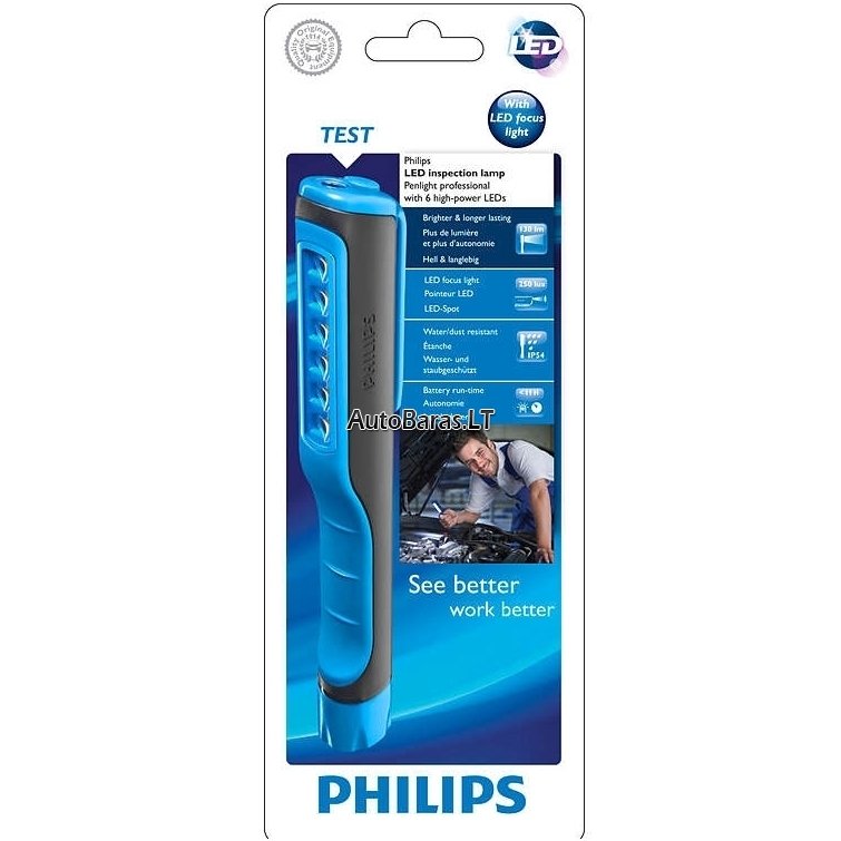 Kišeninis šviestuvas PHILIPS LED Penlight