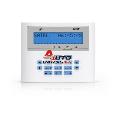 Klaviatūra SATEL INT-KLCDL-BL (Balta) Klaviatūra SATEL INT-KLCDL-BL (Balta)