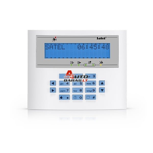 Klaviatūra SATEL INT-KLCDL-BL (Balta)