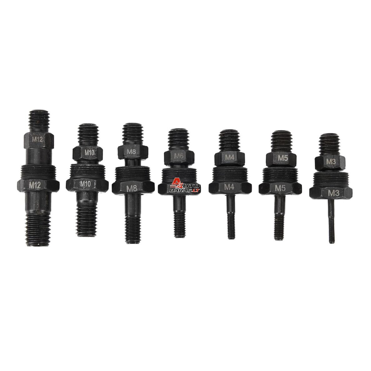 Kniediklio adapteris 3in1 srieginėms kniedėms M3-M12 suktuvui/gręžtuvui 10