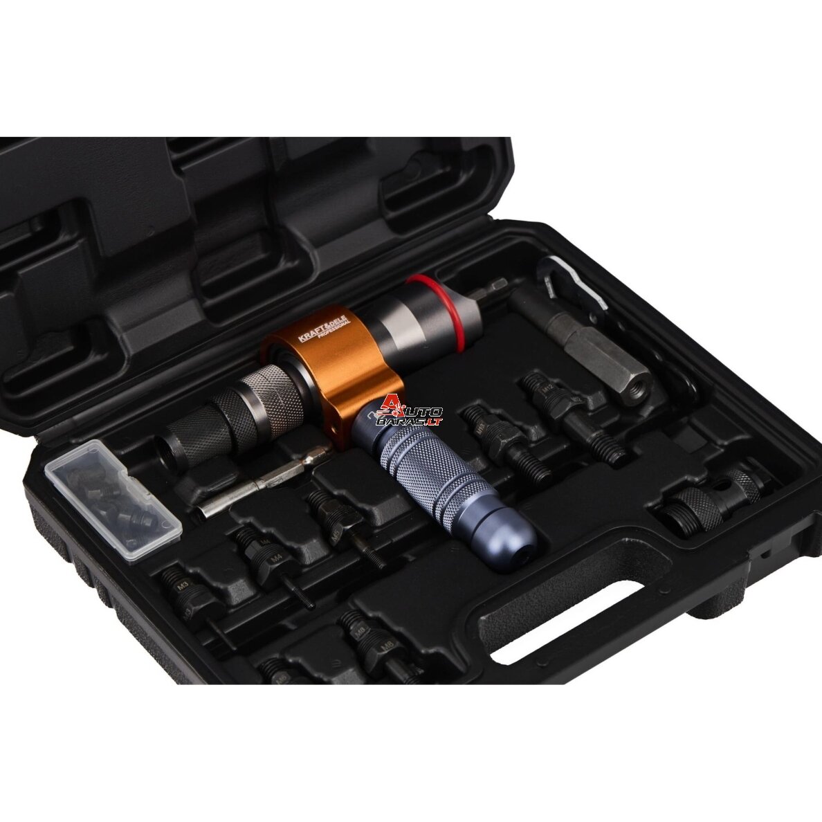 Kniediklio adapteris 3in1 srieginėms kniedėms M3-M12 suktuvui/gręžtuvui 13