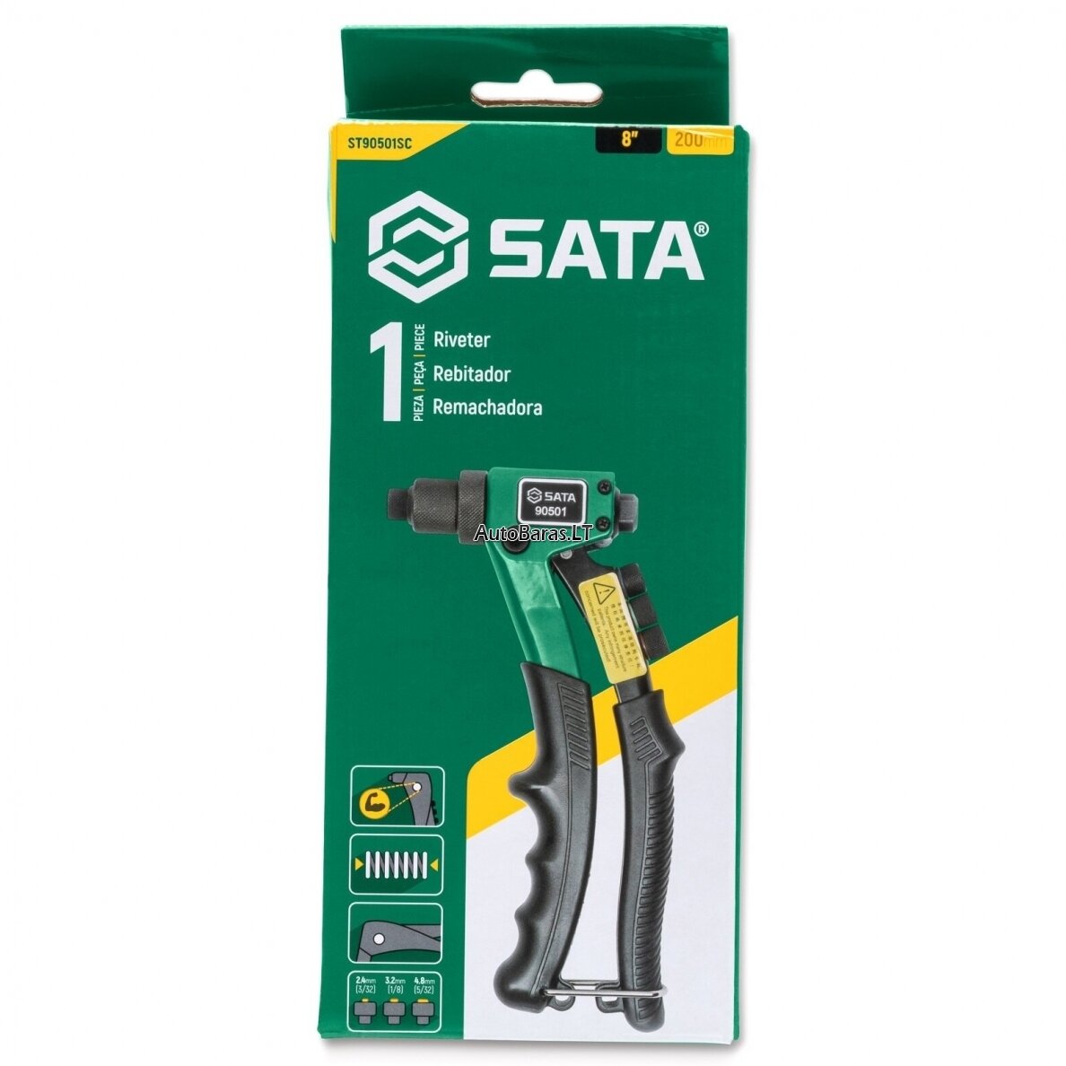 SATA Kniediklis 200mm 2.4-4.8mm 6