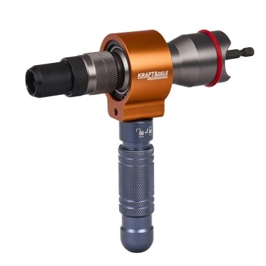 Kniediklio adapteris 3in1 srieginėms kniedėms M3-M12 suktuvui/gręžtuvui Kniediklio adapteris 3in1 srieginėms kniedėms M3-M12 suktuvui/gręžtuvui