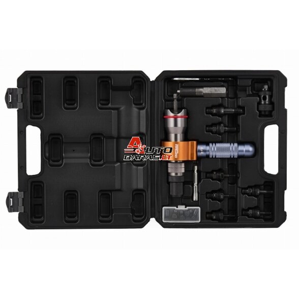 Kniediklio adapteris 3in1 srieginėms kniedėms M3-M12 suktuvui/gręžtuvui 3