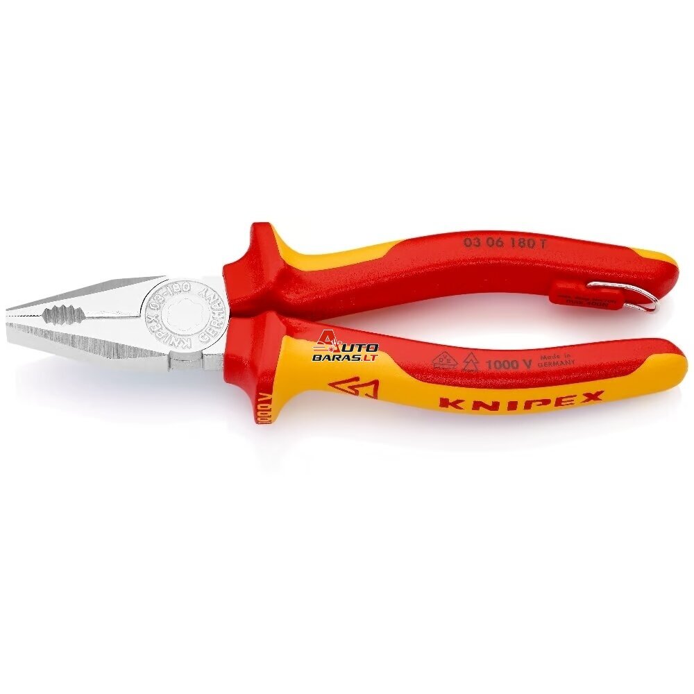 Kombinuotos replės elektrikui 180mm (1000V) KNIPEX 1