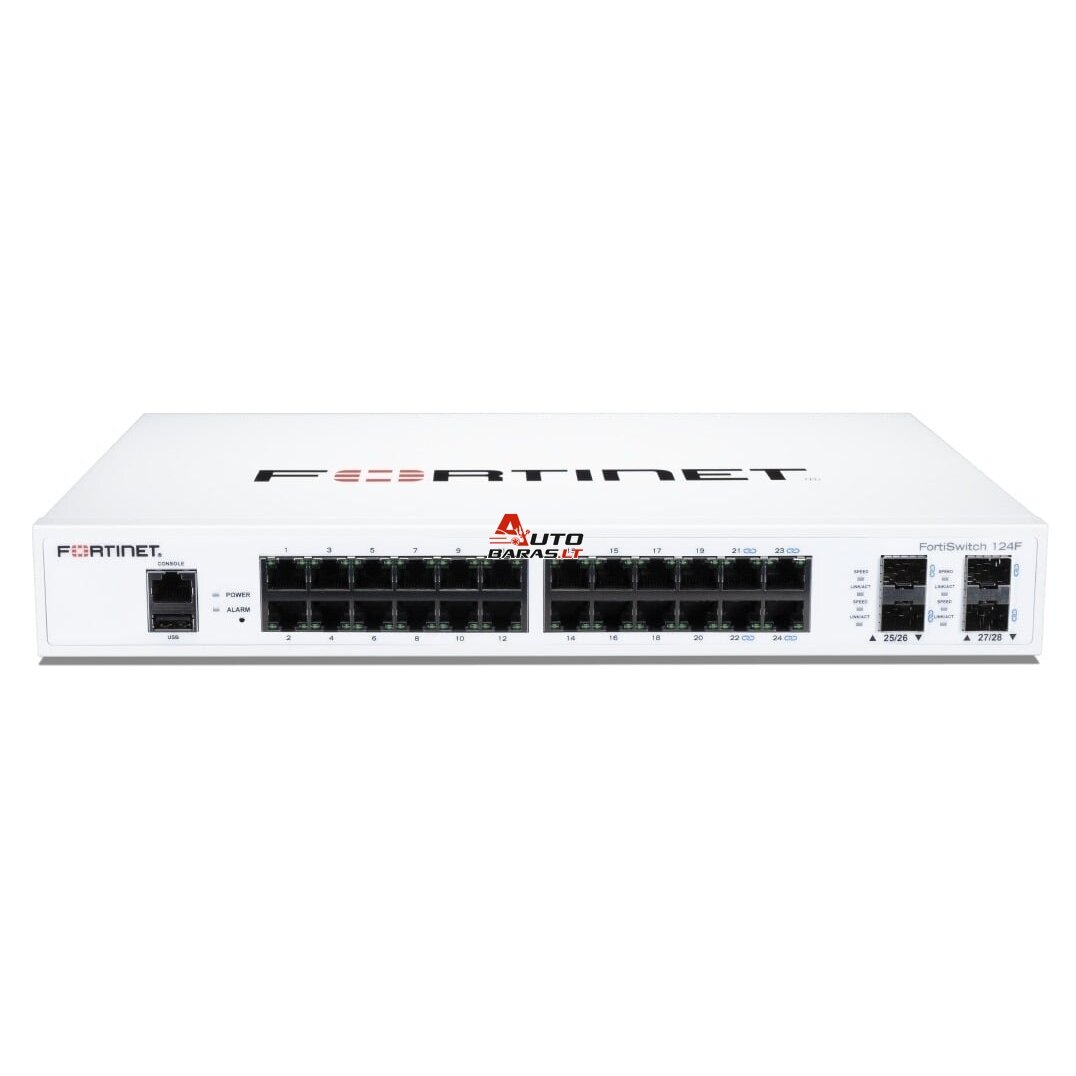 Komutatorius 24 prievadų Fortinet FortiSwitch FS-124F