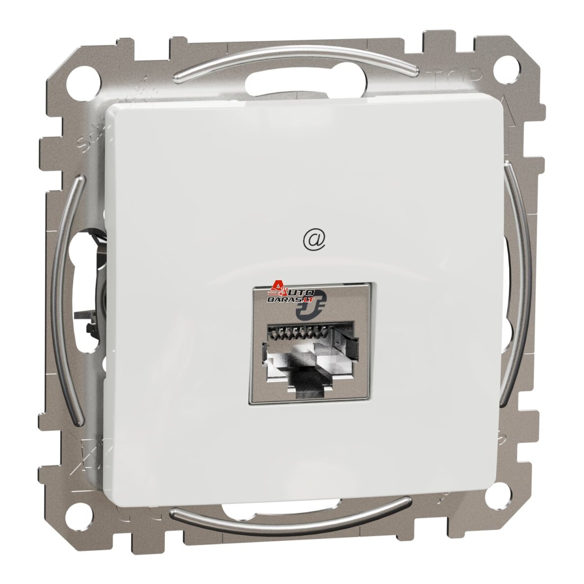 Kompiuterinis lizdas 1×RJ45 Schneider Electric Sedna Design SDD111461S (Cat6, STP, baltas)