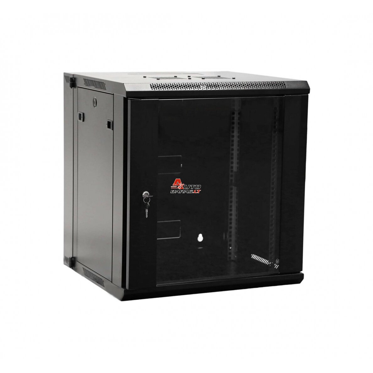 Komutacinė spinta 19'' pakabinama 18U 600x600x902 (juoda)