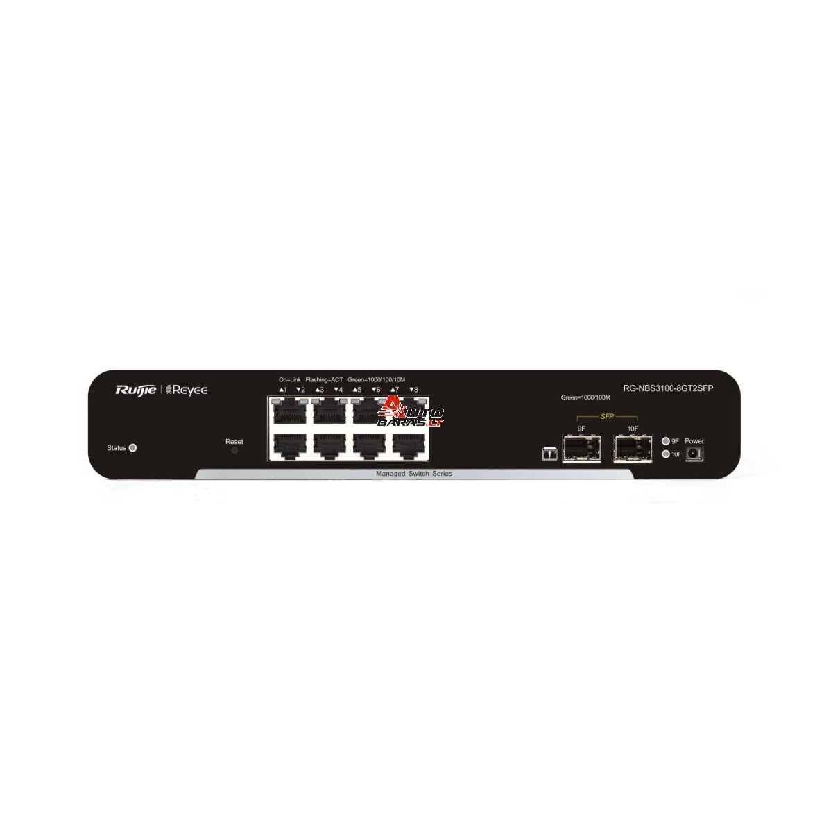 Komutatorius 10 prievadų Ruijie Reyee RG-NBS3100-8GT2SFP (Valdomas)