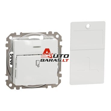 Kortelinis jungiklis Schneider Electric Sedna Design SDD111121 (baltas)