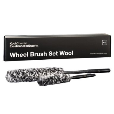 KOCH CHEMIE Wheel Brush Set Wool - Vilnos - ratlankių plovimo rinkinys KOCH CHEMIE Wheel Brush Set Wool - Vilnos - ratlankių plovimo rinkinys
