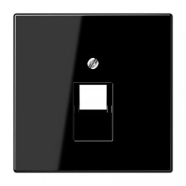Kompiuterinio lizdo apdaila JUNG LS969-1UASW (juoda, 1xRJ45) Kompiuterinio lizdo apdaila JUNG LS969-1UASW (juoda, 1xRJ45)