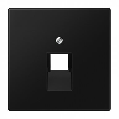 Kompiuterinio lizdo apdaila JUNG LS969-1UASWM (juoda, matinė, 1xRJ45) Kompiuterinio lizdo apdaila JUNG LS969-1UASWM (juoda, matinė, 1xRJ45)
