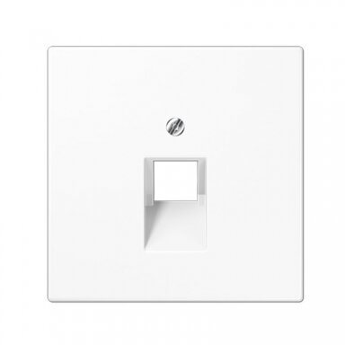 Kompiuterinio lizdo apdaila JUNG LS969-1UAWW (balta, 1xRJ45) Kompiuterinio lizdo apdaila JUNG LS969-1UAWW (balta, 1xRJ45)