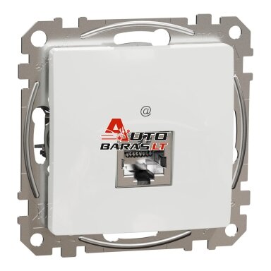 Kompiuterinis lizdas 1xRJ45 STP Cat.5e Schneider Sedna SDD111451S (baltas) Kompiuterinis lizdas 1xRJ45 STP Cat.5e Schneider Sedna SDD111451S (baltas)