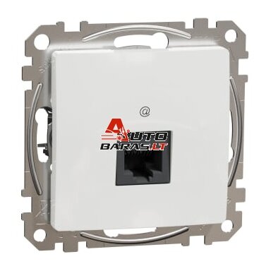 Kompiuterinis lizdas 1xRJ45 UTP cat.6 Schneider Electric Sedna Design SDD111461 (baltas) Kompiuterinis lizdas 1xRJ45 UTP cat.6 Schneider Electric Sedna Design SDD111461 (baltas)