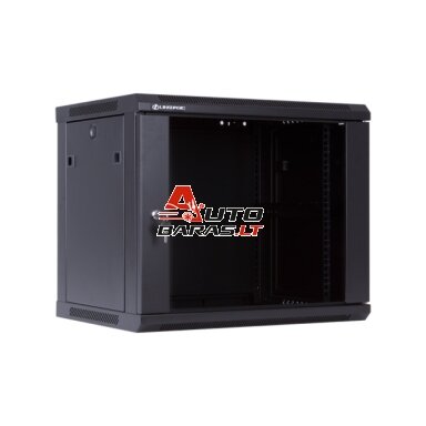 Komutacinė pakabinama spinta 19" 6U 600x450 (juoda) Komutacinė pakabinama spinta 19" 6U 600x450 (juoda)