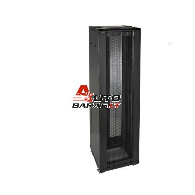 Komutacinė spinta 19" 42U (pastatoma, nesurinkta, juoda, 600×800×2070 mm, IP20)