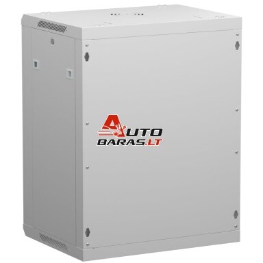 Komutacinė spinta 19'' pakabinama 15U 600x450mm (pilka, surinkta, IP20) AWM2-6415
