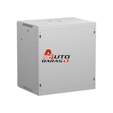 Komutacinė spinta 19'' pakabinama 15U 600x600mm (pilka, nesurinkta, IP20) ASP2-6615