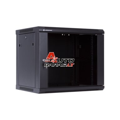 Komutacinė spinta 19'' pakabinama 6U 600x450x368 (juoda) Komutacinė spinta 19'' pakabinama 6U 600x450x368 (juoda)
