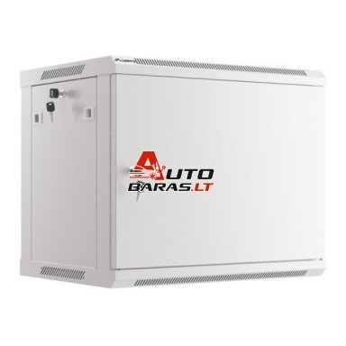 Komutacinė spinta 19'' pakabinama 9U 600x600mm (pilka, surinkta, IP20) AWM2-6609