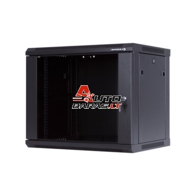 Komutacinė spinta 19'' pakabinama 9U 600x600x501 (juoda) Komutacinė spinta 19'' pakabinama 9U 600x600x501 (juoda)