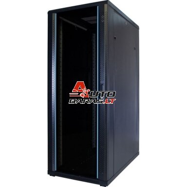 Komutacinė spinta 19'' pastatoma 42U 800x1000x2050 (nesurinkta, juoda)