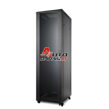 Komutacinė spinta 19'' pastatoma 42U 800x600x2055 (juoda, surinkta) Komutacinė spinta 19'' pastatoma 42U 800x600x2055 (juoda, surinkta)