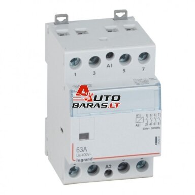 Kontaktorius 4N/O 400V AC CX Legrand 412541 Kontaktorius 4N/O 400V AC CX Legrand 412541