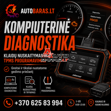 Kompiuterinė automobilių diagnostika ir programavimas